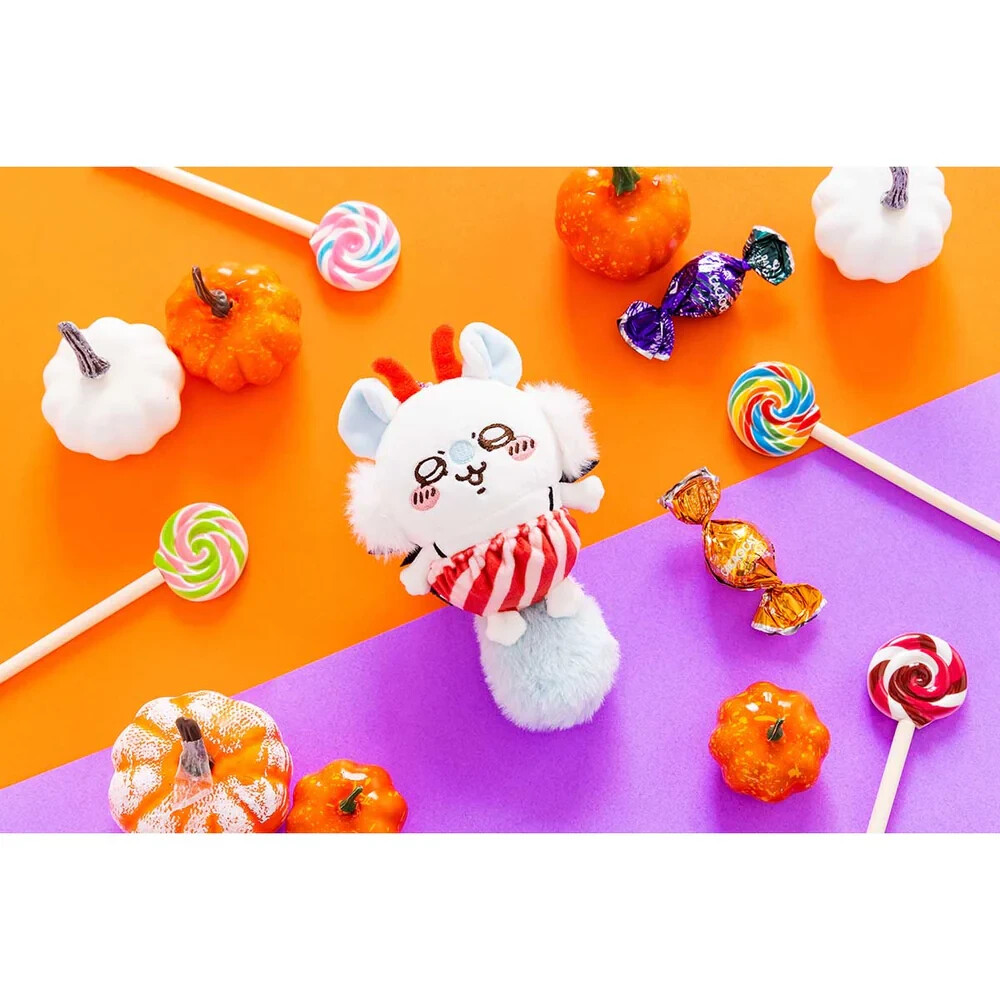 Chiikawa Momonga Halloween Devil Mascot 18cm Plush Key Chain