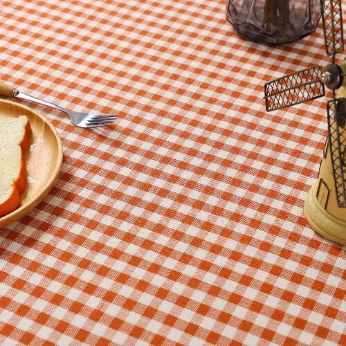 Grid Embroidered Tablecloth Lace Table Cloth Hollow Lace Table Cloth Dust Cloth - Bild 5 von 29