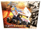DYLAN "THE MAYOR" CISNEY #5 VS PA POSSE 410 WINGED SPRINT CAR POSTCARD — photo 1