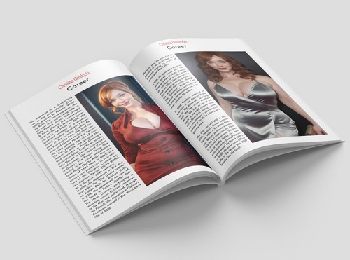 Christina Hendricks Biography Photo Book personalised - Foto 5 di 10
