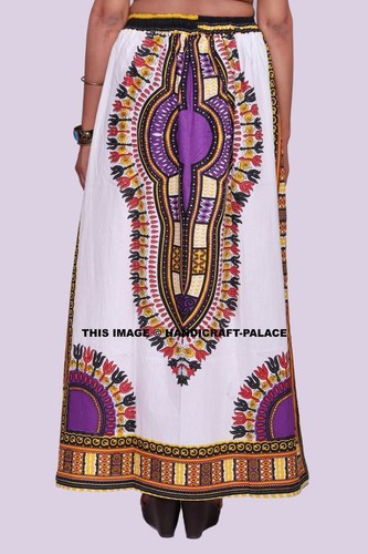 African Printed New Dashiki Maxi Skirt High Waist Maxi Women Clothing Long Skirt - Picture 9 of 49
