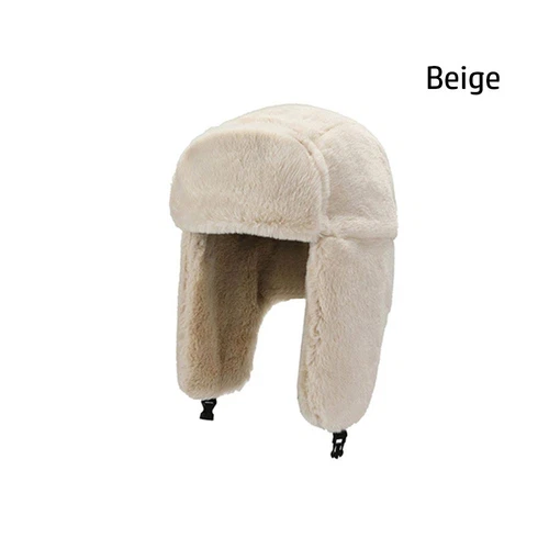 Trapper Windproof Thick Plush Winter Hat Russian Ushanka Snow Caps Bomber Hat - Picture 19 of 24