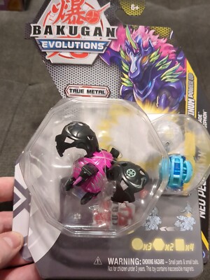 NEW: BAKUGAN EVOLUTIONS Platinum Power Up True Metal NEO PEGATRIX 