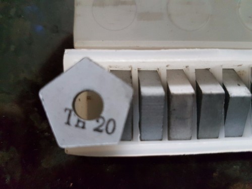 10Pcs a Set INSERT Carbide turning insert PNUA-110408 (TN-20) pentahedral NEW! - Picture 2 of 3