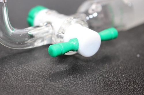 Durchflussregeladapter PTFE Absperrhahn 90° Winkel 24/40 innen CG-1030-01 Chemglass - Bild 4 von 7