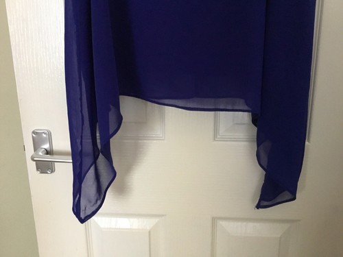 BON MARCHE ROYAL BLUE FLOWING TOP - 16/18 🌈🌈 - Picture 2 of 3