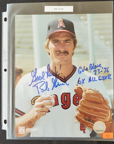 Bobby Grich Autograph California Angels MLB 8x10 Photograph - Picture 2 of 6