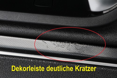 Türverkleidung vorne links 1Q1867021EH VW Eos 1F Kunstleder titanschwarz Zierlei - Bild 6 von 15
