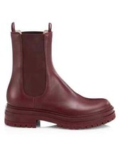 Gianvito Rossi Chester Leather Chelsea Boots Size 41 Msrp: $1,095.00