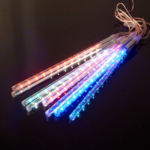 30/50cm Fairy String Lights Meteor Shower 192/384 LED 8 Tubes IP65 Tree Lights - Picture 18 of 18