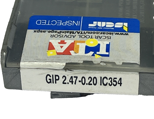 Iscar Wendeschneidplatte GIP 2,47-0,20 IC20 Hartmetall (6er Pack) - Bild 6 von 6