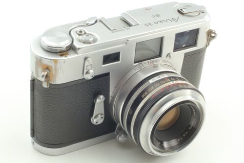 【Leica lookalike】 Aires 35 IIIC Vintage Film Camera W/ Coral 4.5cm f 2.4 # 902 - Picture 3 of 10