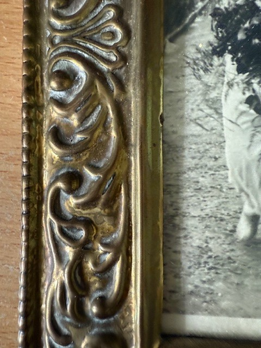 Vintage late 1940's photoframe 19.5 x 14.5 cm - Photo 3/3