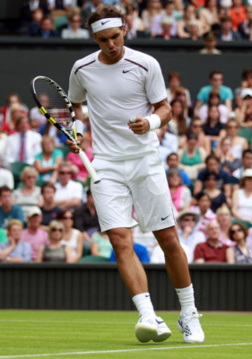 NWT Nike Nadal Wimbledon 2012 Finals Lawn Tennis Crew Shirt