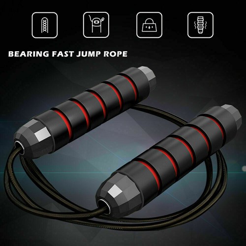 10 ft Jump Rope Aerobic Exercise Workout Speed Skipping Crossfit Gym Boxing Mens - Picture 7 of 17