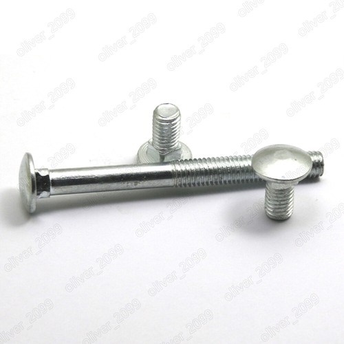 Tornillos de cuello cuadrado con cabeza de copa de acero galvanizado M4 M5 M6 M8 M10 M12 - Imagen 3 de 6