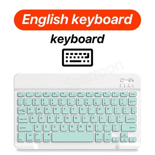 10" Slim Wireless Bluetooth Keyboard Mouse For PC iMac iPad Android Phone Tablet - Picture 44 of 72