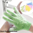 4 Pairs Massage Glove Shower Glove Exfoliating Glove Peeling
