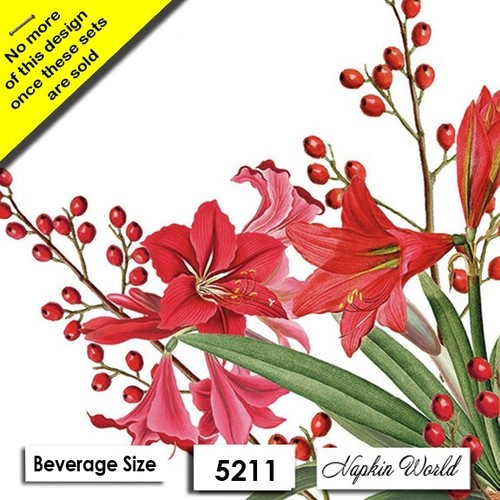 (5211) DOS servilletas artesanales de papel para bebidas/cócteles decoupage - NAVIDAD - Imagen 1 de 3