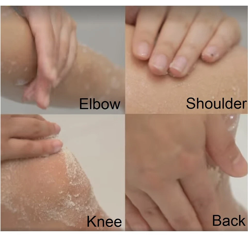 12 pcs YOKO Spa Milk Salt Scrub Skin Plus AHA Vitamin E Collagen Whitening 50g - Image 2 of 3