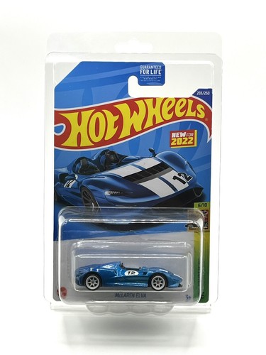 Hot Wheels McLaren Elva (blue) SUPER CUSTOMIZED Wheel Swap w/Real Riders - Picture 6 of 6