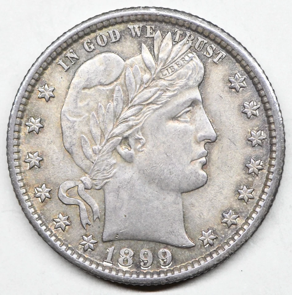 1899 barber quarter in a uncirculated high grade - Image 4 of 4