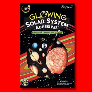 Details About Glow In The Dark Self Adhesive Solar System Planets Stars Wall Ceiling Stickers