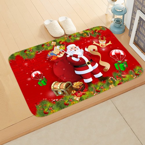 Christmas Welcome Mat Indoor/Outdoor Non-Slip Front Carpet Absorbing Door mat - Bild 11 von 17