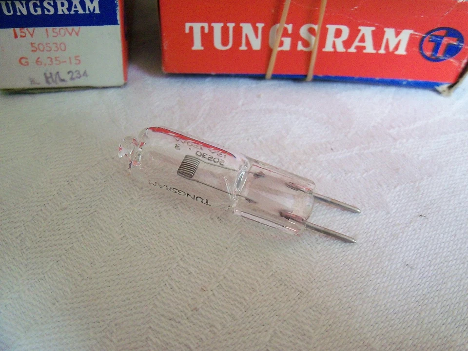 Projector bulb lamp A1/234 15V 150W G6.35 -15 type 6550 PN 200 BRJ EVB  ..... 14 - Image 2 of 2