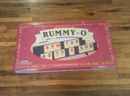 Collector's Rummy-O Tile Game by Cardinal 1999 New in Sealed Tin - Picture 1 of 6