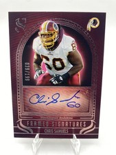 2025 Panini Silhouettes Chris Samuels Framed Signatures Auto /199 Redskins