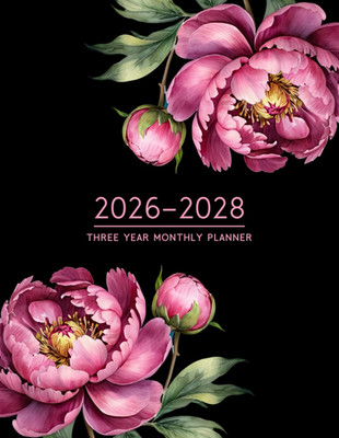 2026-2028 Three Year Monthly Planner: Large 3 Year Organizer (2026-2027-2028) fr