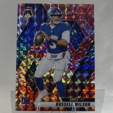 Russell Wilson 2025 Panini Mosaic Prizm #14 Pink Camo New York Giants 