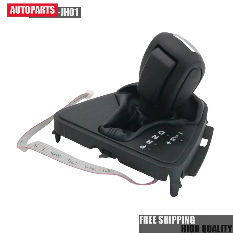 Perilla de cambio de marchas moldura de bota cuero negro para 2008 09 10 11 2012 Land Rover LR2 Foto 4 de 4