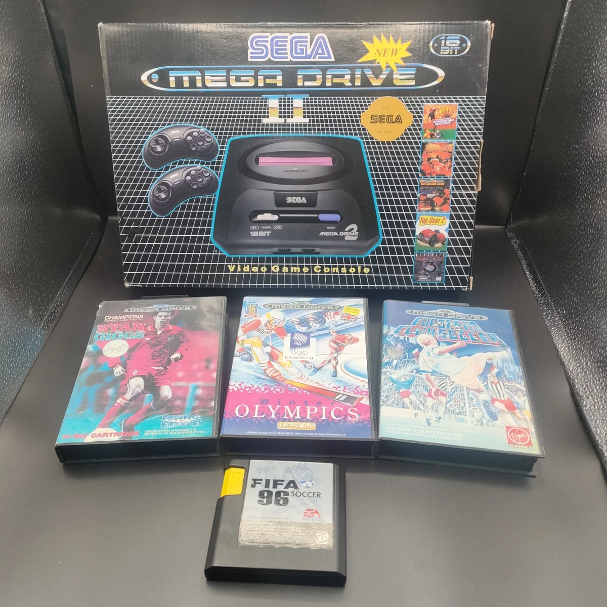 RARE CONSOLE SEGA megadrive II pack roi lion fr complete EUR 449,99