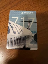 DELTA AIR LINES PILOT TRADING CARD 40 BOEING B717-200 CARD 2016 RARE!