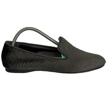 Birdies Women's The Starling Loafer SZ 7.5 Velvet Brown Python Snake Comfy Shoes