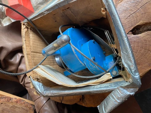 RARE TRIWAY USA CHAINSAW B181 MINIWINCH 1 TON CAPSTAN WINCH w/ Husqvarna Mount