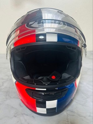 Arai RX-7 RR5 Full Face Helmet Size M 57-58cm SNELL Red Blue White