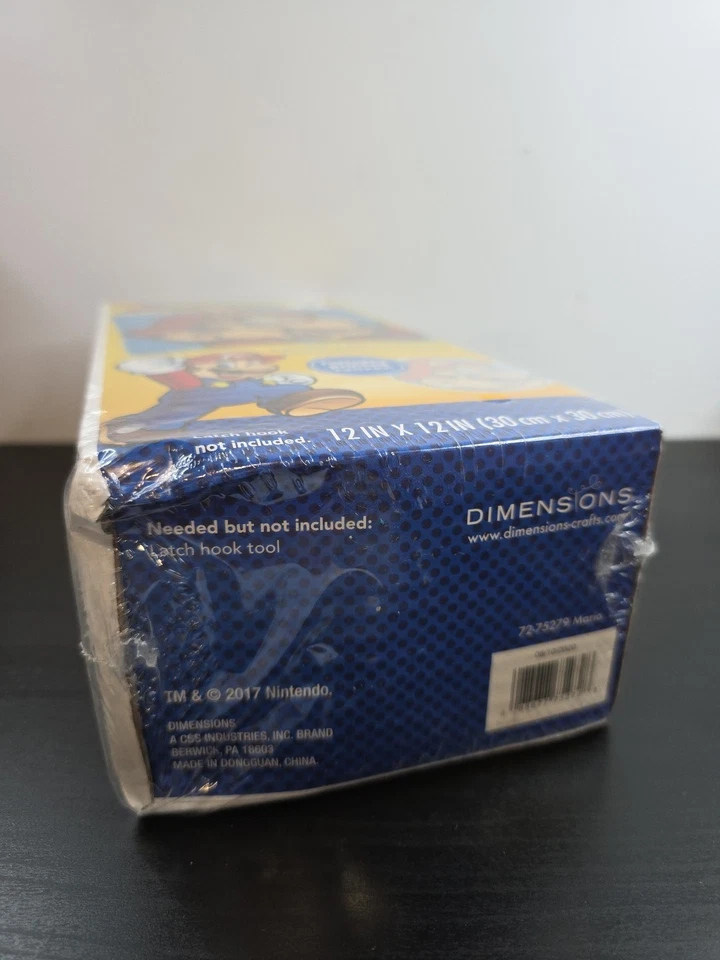 Dimensions Nintendo Super Mario Gancho Kit Alfombra 12x12” NUEVO #72-75279 Foto 2 de 4
