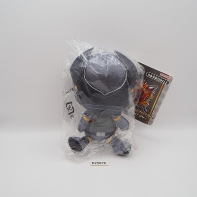 D2507C Ohsama Sentai King Ohger hachi Black Plush Bandai Chibi 6'' Toy Doll Japan
