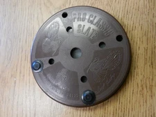 Vintage Dick Kirby Pro Classic Slate Quaker Boy Friction Turkey Call 4" Diameter
