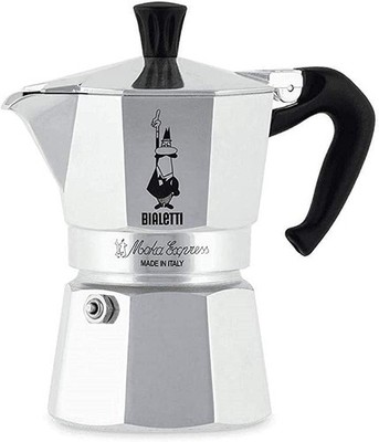 Bialetti - Moka Express: Iconic Stovetop Espresso Maker, 1-Cup, Aluminum 