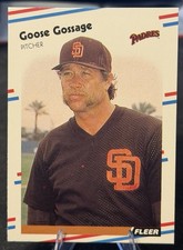 San Diego Padres  1988 Fleer - Rich Gossage #583