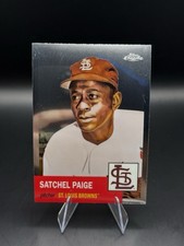 Satchel Paige 2022 Topps Chrome Platinum Anniversary St. Louis Browns #73 Card