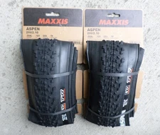 Maxxis Aspen Tires 29 x 2.1 Tubeless EXO/TR Mountain Bike / Gravel Tires - PAIR