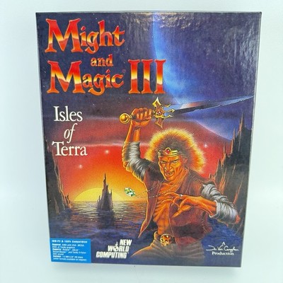 MIGHT AND MAGIC III 3: Isles of Terra IBM/PC GAME Complete In Box, Floppy Discs