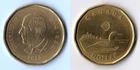 2023 CANADA KING CHARLES III $1 COIN, ROYAL CANADIAN MINT LOONIE, CIRC/XF-AU