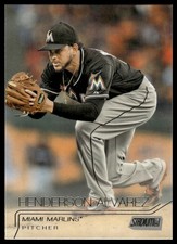 2015 Stadium Club #147 Henderson Alvarez Miami Marlins NM+