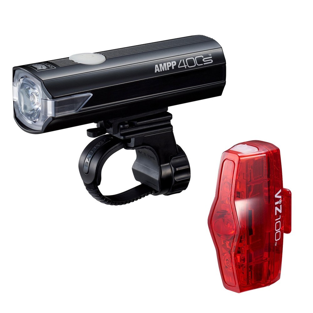 CatEye AMPP 400S / VIZ 100 Bike Light Set